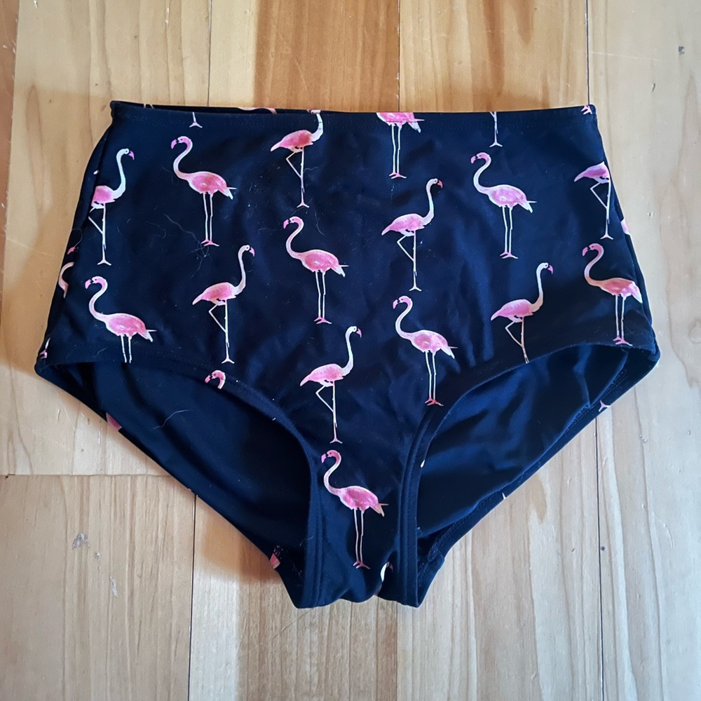 Kate Spade pink flamingos swim bottom